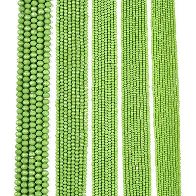 Opaque Solid Color Imitation Jade Glass Beads Strands LS-EGLA-A044-P1mm-D30-1