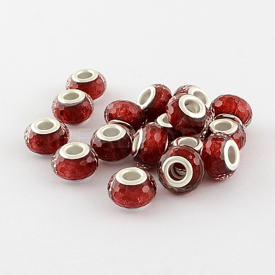 Large Hole Resin European Beads OPDL-R118-04A-1