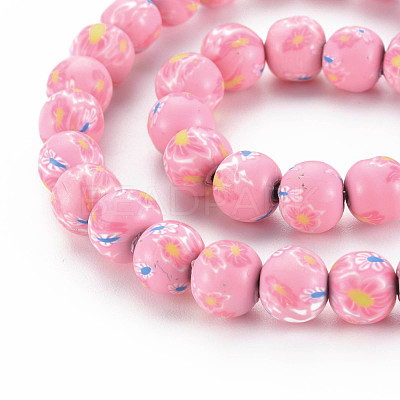 Handmade Polymer Clay Beads Strands CLAY-N008-055-05-1