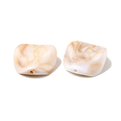 Opaque Acrylic Imitation Gemstone Beads OACR-G061-01C-1