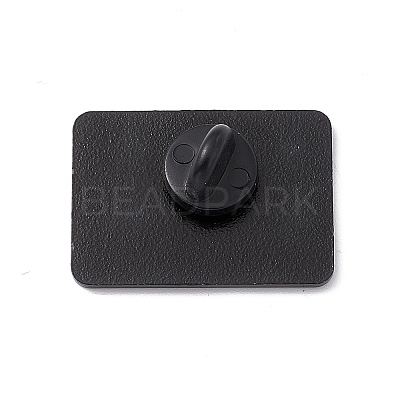 Rectangle with Word Aolly Brooch JEWB-M024-03B-B-1