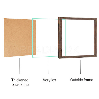 Square Chemical Fiber Oil Canvas Wall Art DIY-FG0002-05B-1