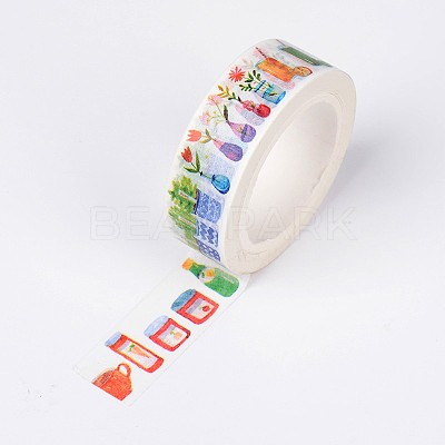 Fleeting Time Pattern DIY Scrapbook Decorative Paper Tapes DIY-I007-03-1
