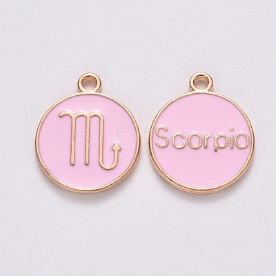 Alloy Enamel Pendants ENAM-S124-01B-09L-1