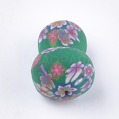 Handmade Polymer Clay Beads CLAY-T017-12-1