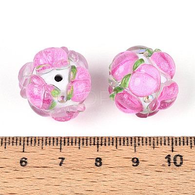 Fruit Round Resin Beads RESI-T059-03J-1