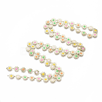 Brass Enamel Chains CHC-T012-15LG-1