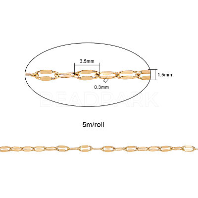 304 Stainless Steel Dapped Chains CHS-CJC0001-04G-1