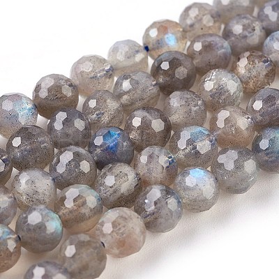 Natural Labradorite Beads Strands G-O176-04B-1