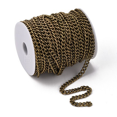 Iron Cuban Link Chains CH-R013-9x8mm-AB-NF-1