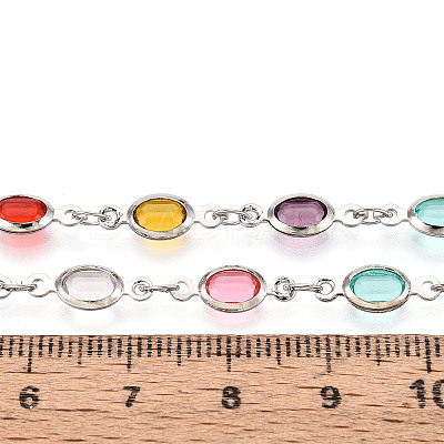 Handmade Brass Oval Link Chains CHC-N024-09P-1