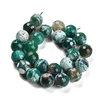 Natural Fire Crackle Agate Beads Strands X-G-L595-A02-01E-1