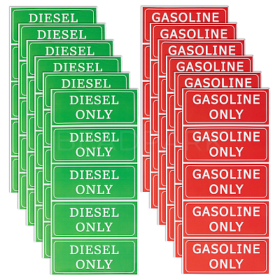 12Sheets 2 Colors Waterproof PVC Warning Sign Stickers DIY-OC0014-64-1