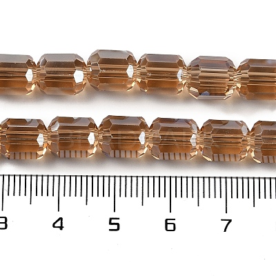 Electroplate Glass Beads Strands GLAA-G112-07A-1