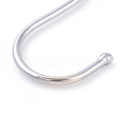 Stainless Steel S-Hook Clasps STAS-WH0014-50P-1