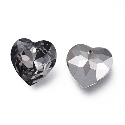 Glass Rhinestone Pendants RGLA-A024-A01-001SN-1