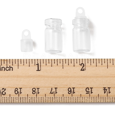 20Pcs Glass Bottle Pendant Decorations CON-FS0001-06-1