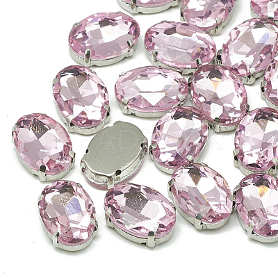 Sew on Rhinestone RGLA-T091-10x14mm-10P-1