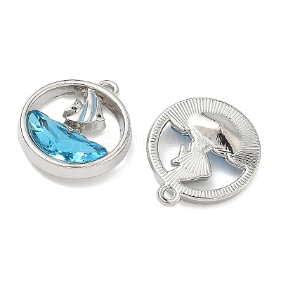 Alloy Glass Pendants FIND-B061-05P-B02-1