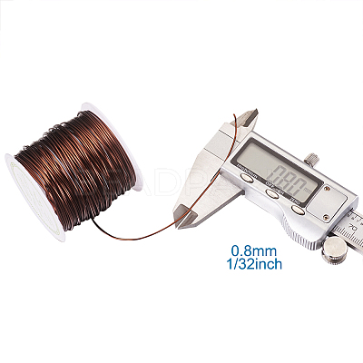 Round Copper Beading Wire for Jewelry Making YS-TAC0004-0.8mm-05-1