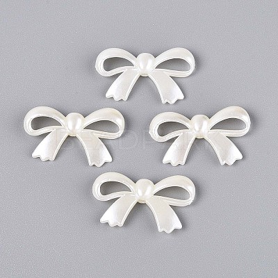 ABS Plastic Imitation Pearl Beads OACR-T018-09-1