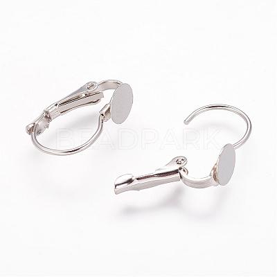 Brass Leverback Earring Findings KK-B797-3-1
