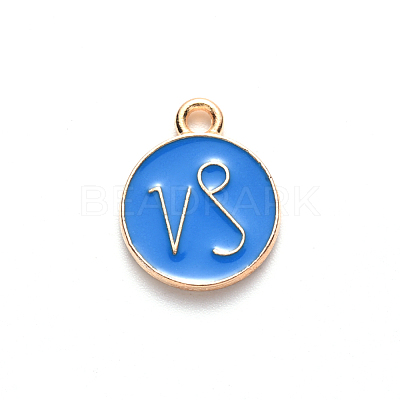 Alloy Enamel Pendants ENAM-S124-01B-02E-1