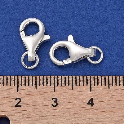 925 Sterling Silver Lobster Claw Clasps STER-K167-074D-S-1