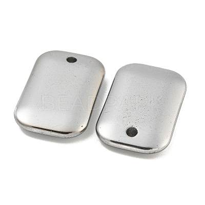 Electroplated Synthetic Non-Magnetic Hematite Pendants G-C136-05I-1