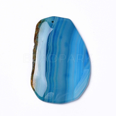 Natural Agate Big Pendants G-H285-01-1