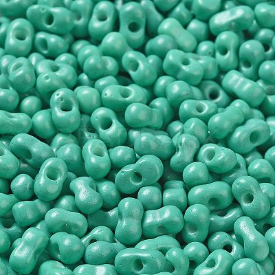Baking Paint Glass Seed Beads SEED-K009-01A-10-1