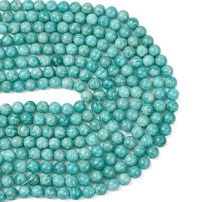 Natural Amazonite Beads Strands G-G453-A02-10mm-1