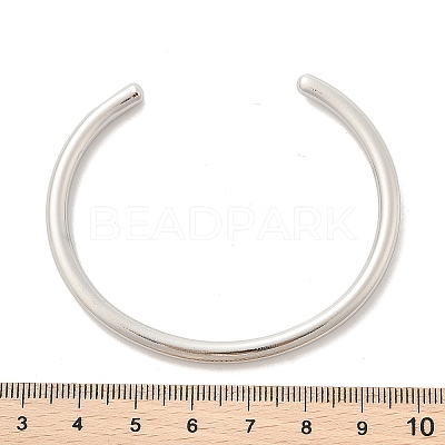 Non-Tarnish 304 Stainless Steel Simple Thin Cuff Bangles BJEW-P296-02P-1