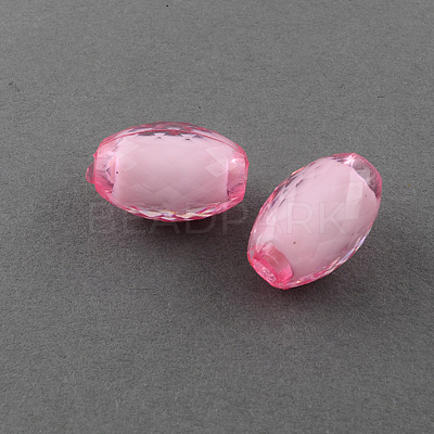 Transparent Acrylic Beads TACR-S096-M-1