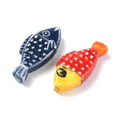 Handmade Porcelain Beads PORC-A030-01A-1