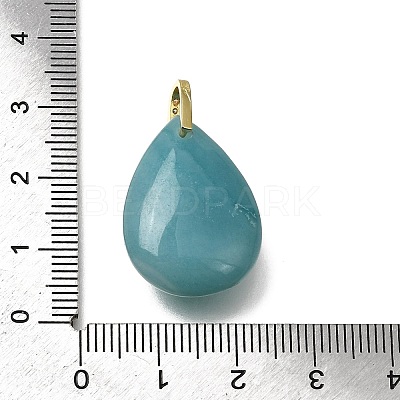 Natural Flower Amazonite Pendants GG-CBA7610-07G-05-1