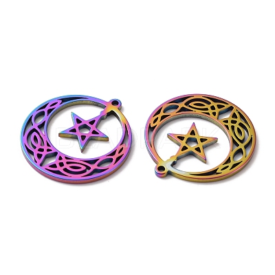 304 Stainless Steel Pendants STAS-WH0029-54M-1
