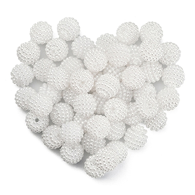50Pcs Imitation Pearl Acrylic Beads OACR-YW0001-11B-1