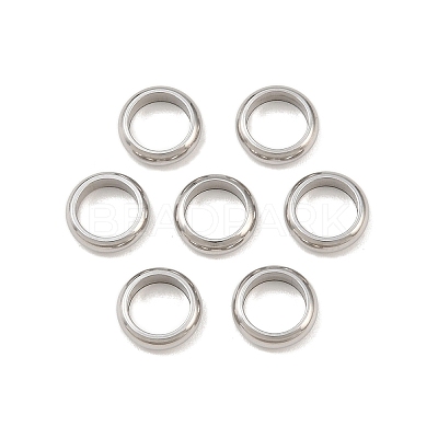 Tarnish Resistant Ring 304 Stainless Steel Spacer Beads STAS-N020-11-7mm-1