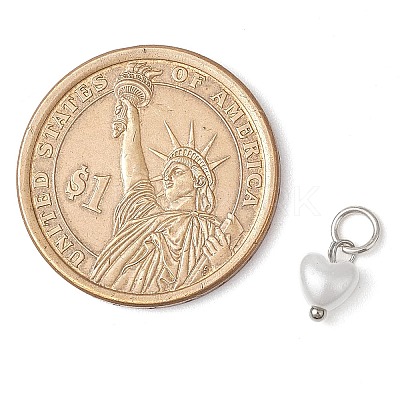 ABS Imitation Pearl Charms PALLOY-JF03222-01-1