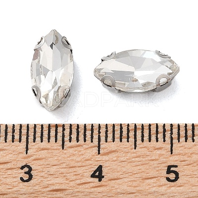 Horse Eye Sew on Rhinestone RGLA-L028-08D-01-1