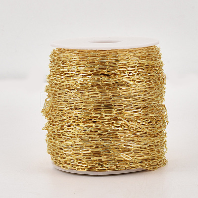 Brass Paperclip Chains CHC-S008-001C-G-1