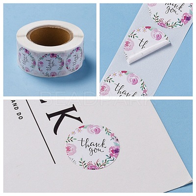 1 Inch Thank You Stickers X-DIY-P005-D05-1