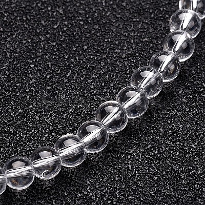 Glass Round Bead Strands X-GLAA-I028-8mm-01-1