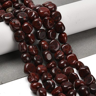 Natural Brecciated Jasper Beads Strands G-P497-01E-92-1
