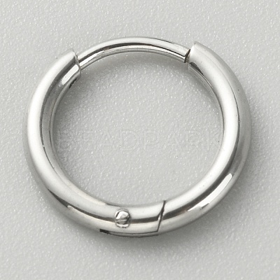 316L Surgical Stainless Steel Huggie Hoop Earrings for Girl Women LS-EJEW-TAC0011-11A-P-1