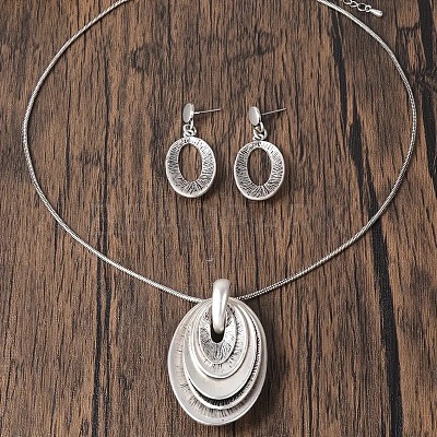 Zinc Alloy Jewelry Sets FS-WG7330E-01-1