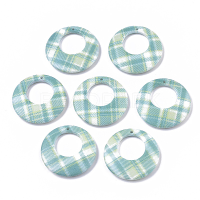Double Spray Painted Acrylic Pendants MACR-S361-38A-1