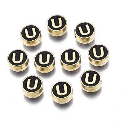 Alloy Enamel Beads ENAM-N052-006-02U-RS-1