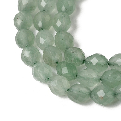 Natural Green Aventurine Beads Strands G-K376-F14-01-1